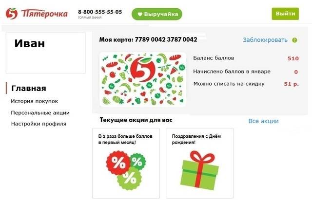 Карта 5 баллы