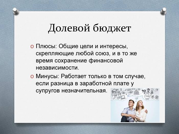 Типы семейного бюджета картинки