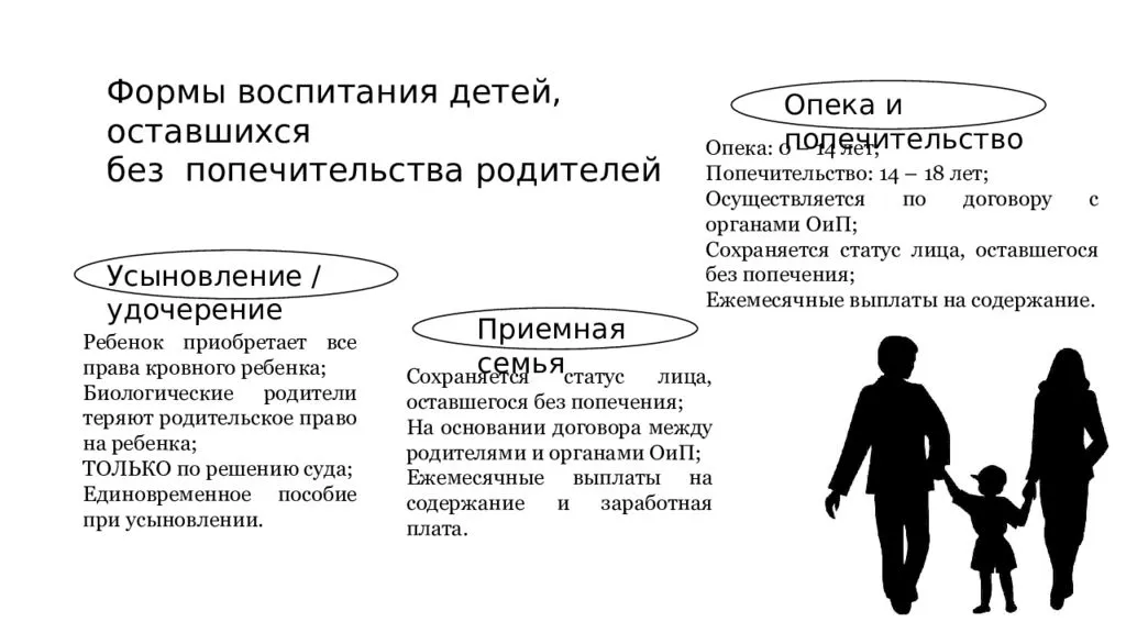Приемная семья в россии: понятие, порядок и условия создания, необходимые документы, правовой статус и последствие