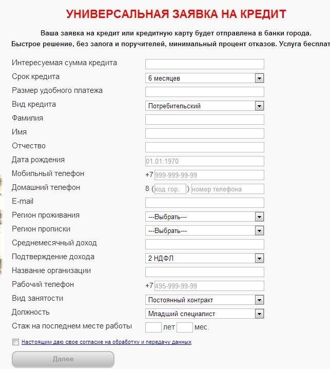 Банк русский стандарт — онлайн заявка на кредит наличными