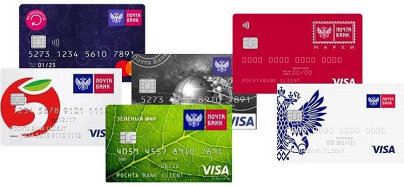 Заказать кредитную карту почта банка онлайн