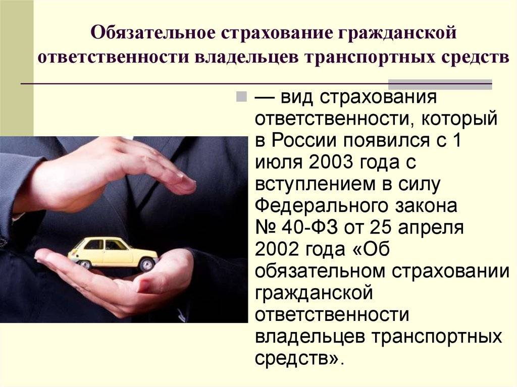 Виды автострахования в россии