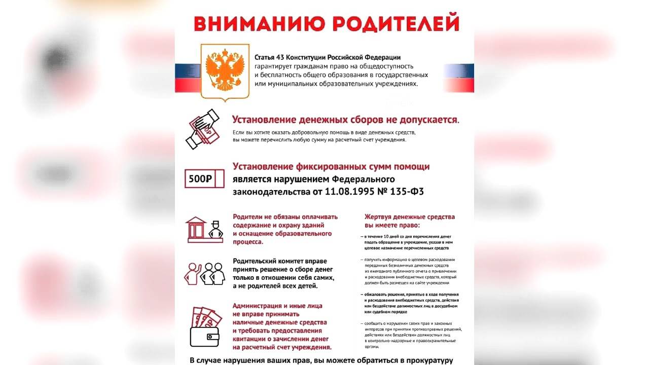 Когда поборы в школах и детских садах незаконны и что с этим делать  | newsvo.ru — новости вологодской области