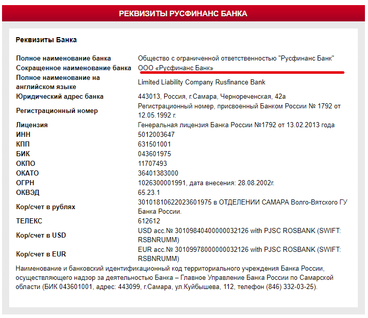 Полное наименование банки. Банковские реквизиты Биг банка. Реквизиты банка. БИК банка Русфинанс банка. Банк реквизиты.