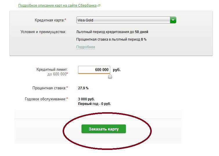 Кредитная карта сбербанка: условия погашения кредита