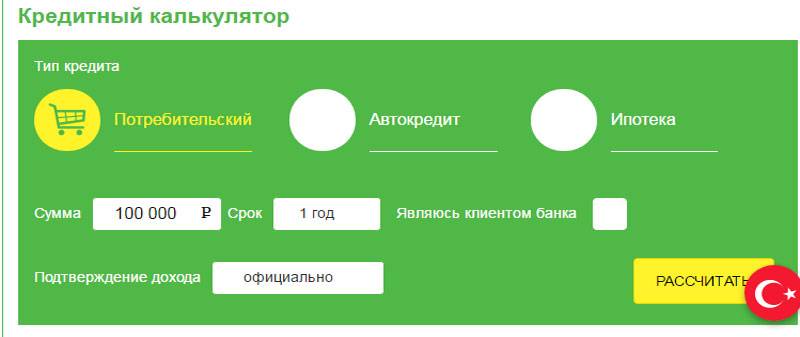 Кредиты от 10 000 рублей центр-инвеста