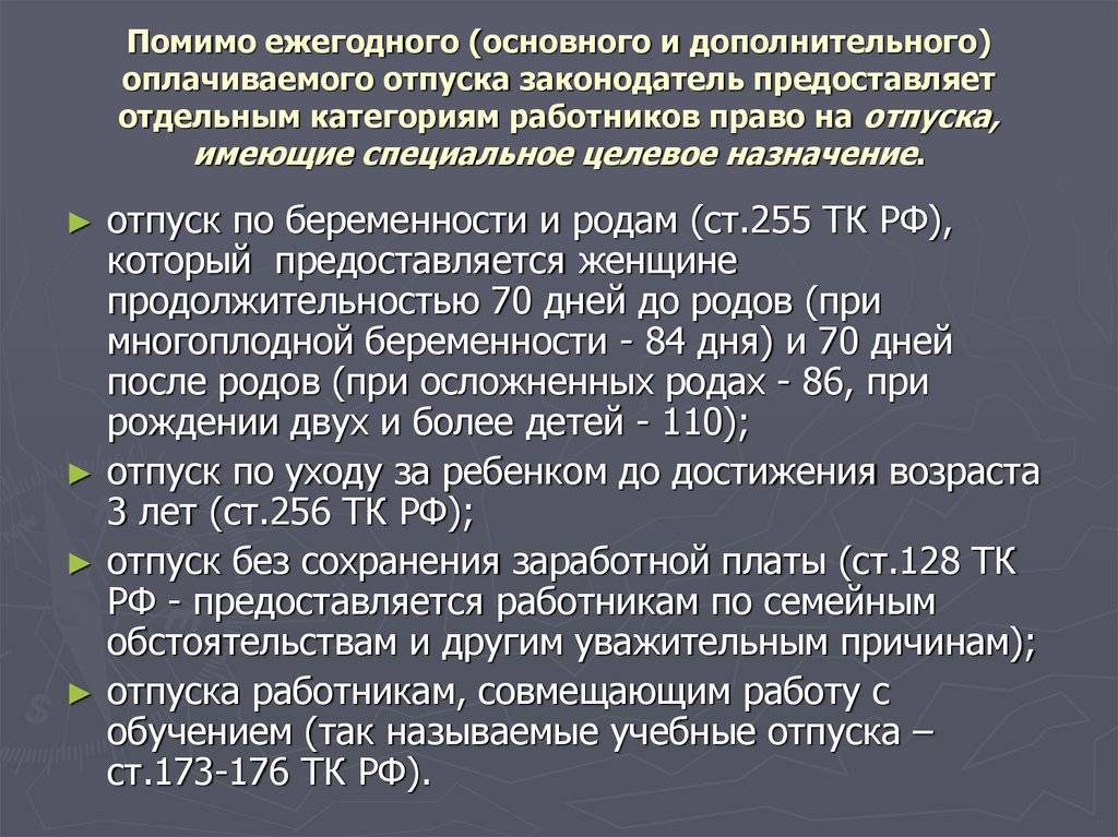 Статья 122 тк рф. порядок предоставления ежегодных оплачиваемых отпусков
