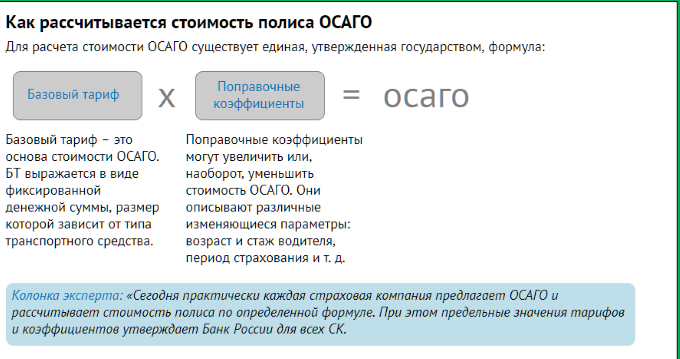 Почему недоступен расчет осаго на озон