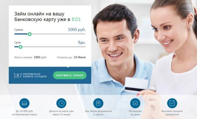 Новые займы на карту novazaim ru