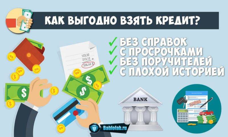 10 банков, чтобы взять кредит с плохой кредитной историей