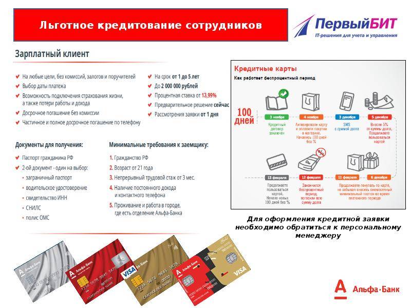 Предлагают кредитную карту альфа банка