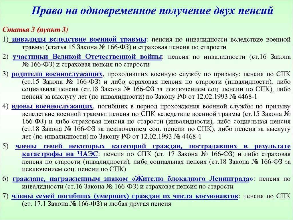 Имеют ли инвалиды право получать еще и пенсию по старости