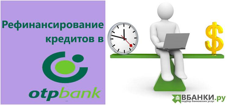Рефинансирование кредита в отп банке: условия