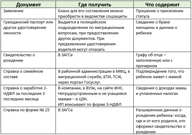 Удостоверение матери-одиночки: какие нужны документы и как сделать фото