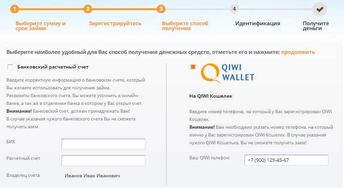 Займ на qiwi кошелек, список сайтов где дают мгновенно и без отказов