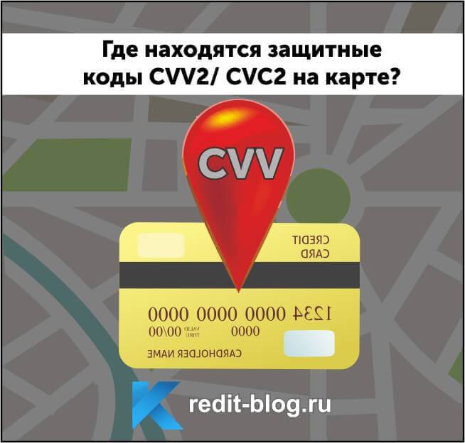 Cvv2 и cvc2 код на карте сбербанка: где находится и расположен