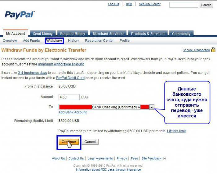 Инструкция как пользоваться личным кабинетом paypal