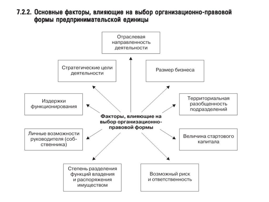 Организационно-правовые формы предприятий — что это такое и какие виды бывают в россии