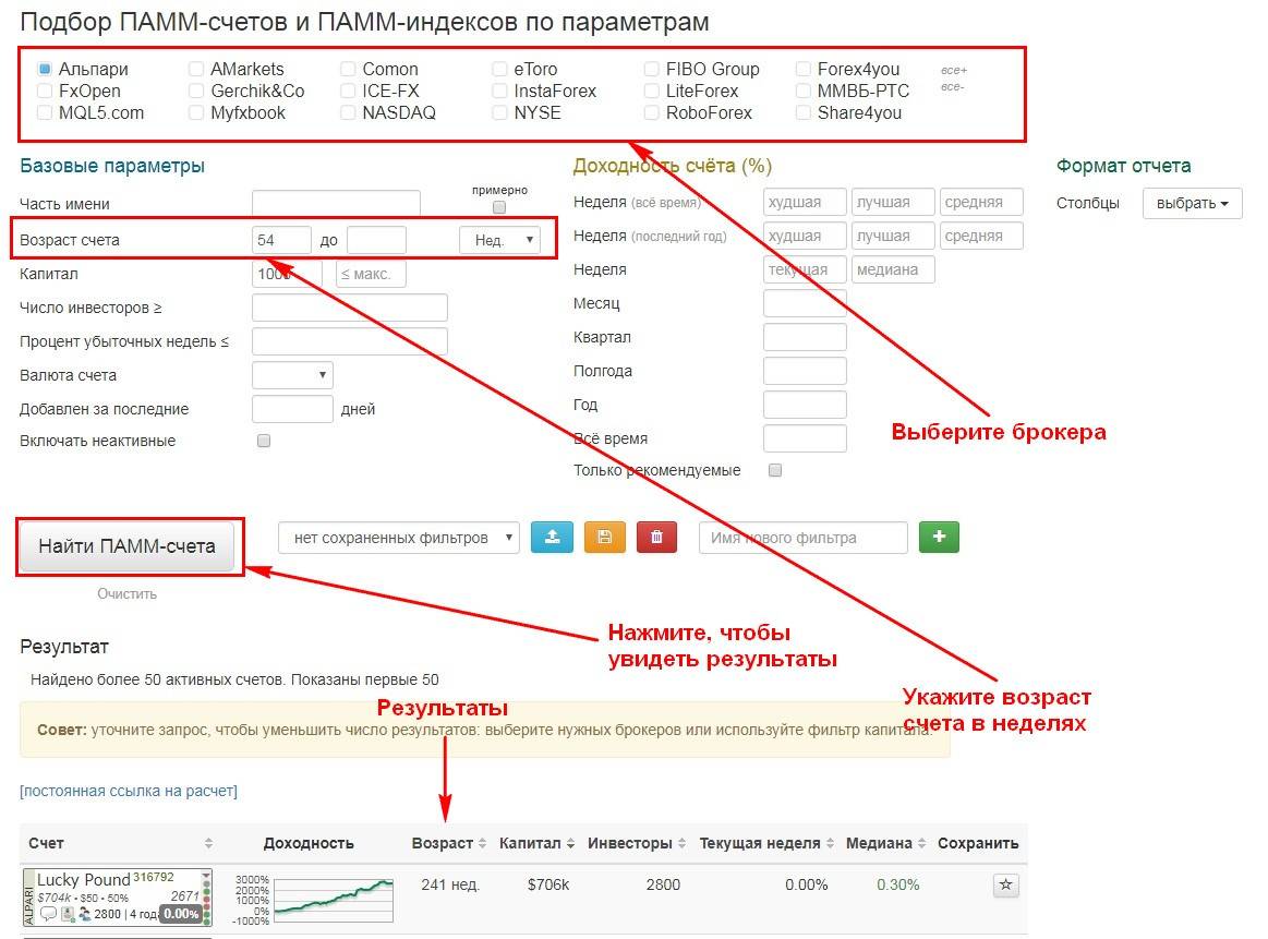 Не отображаются счета. Где найти брокера. ПАММ счет на ММВБ. Формула расчета доходности ПАММ счета. Счет ссылка.