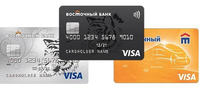 Кредитные карты восточного банка - оформить онлайн заявку