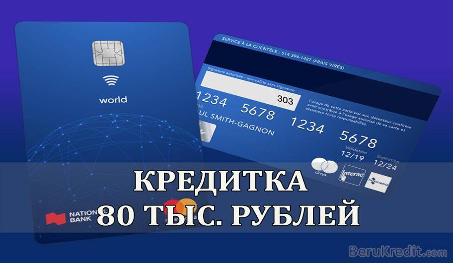 Кредитная карта с маленьким лимитом