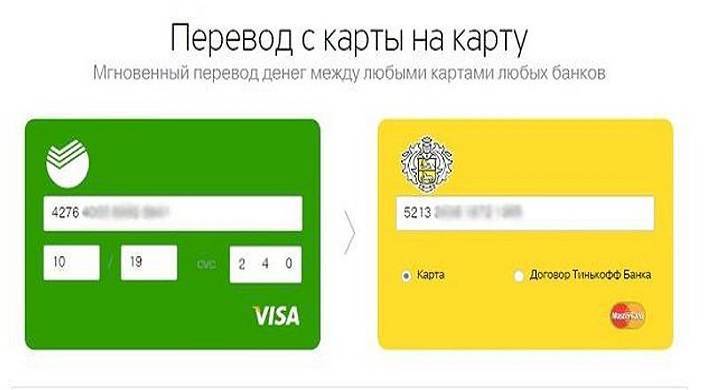 Как перевести деньги с кредитной карты тинькофф на яндекс деньги