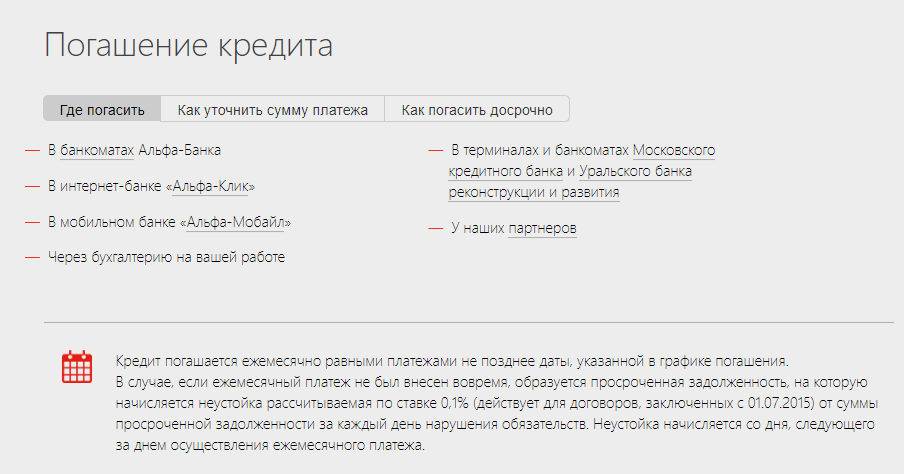 Перекредитование в альфа-банке потребительских кредитов – credits3.ru