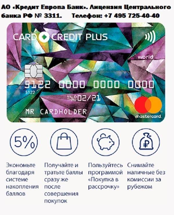 Карта credit plus