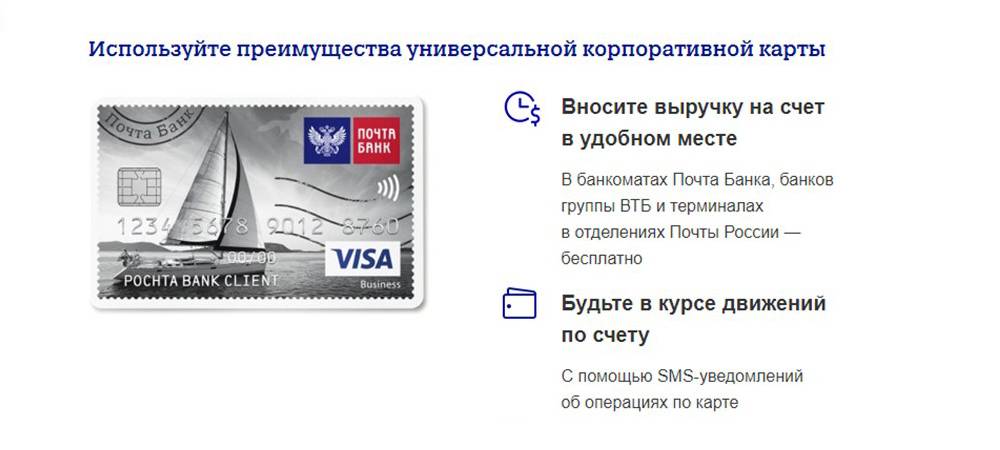 Кредитные карты почта банка: виды, условия, как оформить заявку