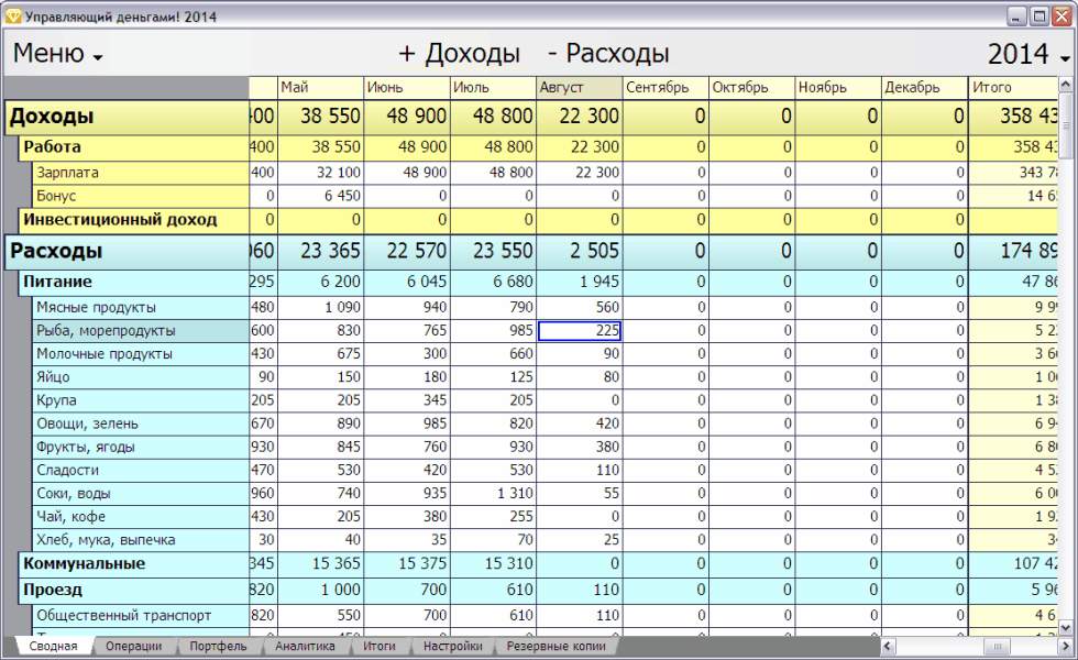 Финансовый дневник образец