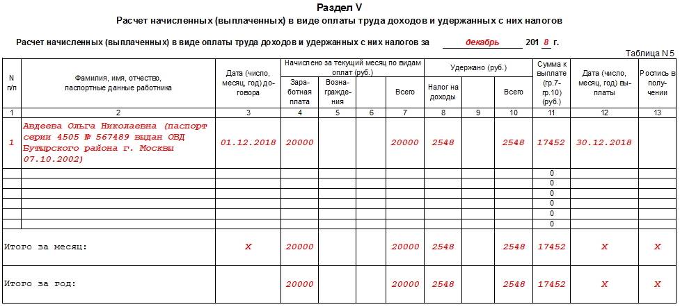 Книга доходов и расходов для ип на усн доходы образец заполнения