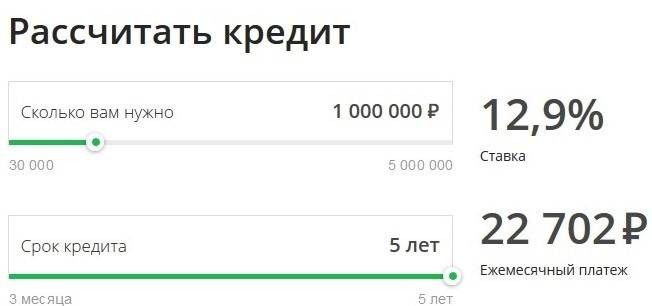 Кредиты на 7 000 000 рублей от сбербанка россии