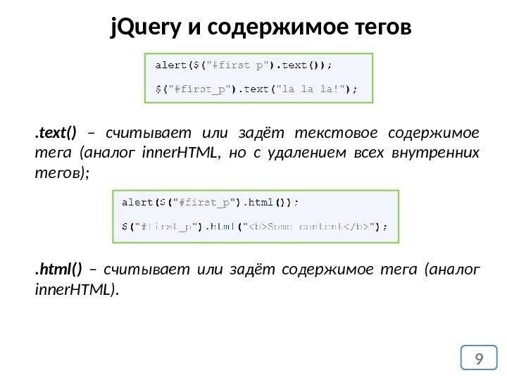 Таблица основных тегов html с примерами