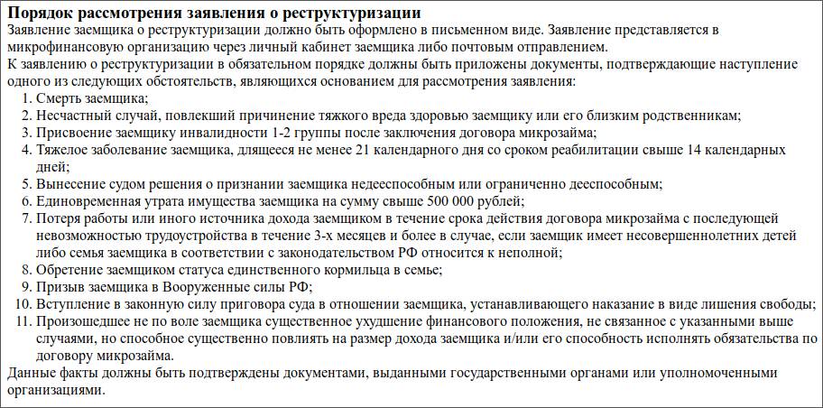 Письмо в банк о реструктуризации долга по кредиту образец