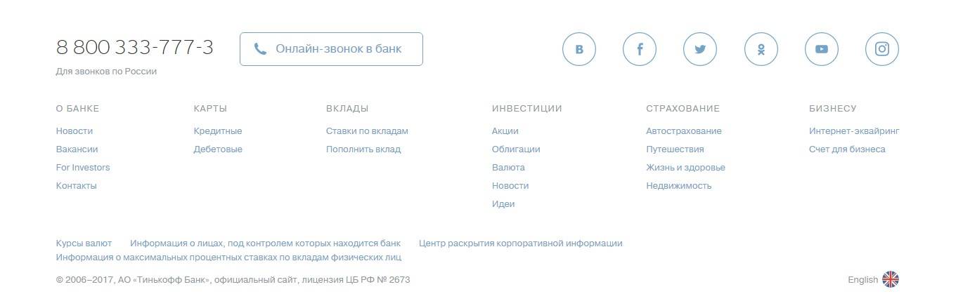 Горячая линия тинькофф банка (tinkoff.ru) - бесплатный номер телефона службы поддержки