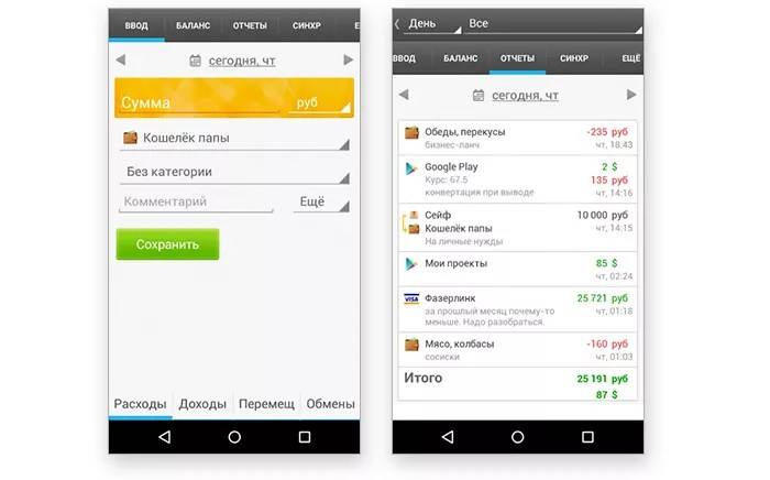 Лучшее приложение для учета финансов для пк и мобильного