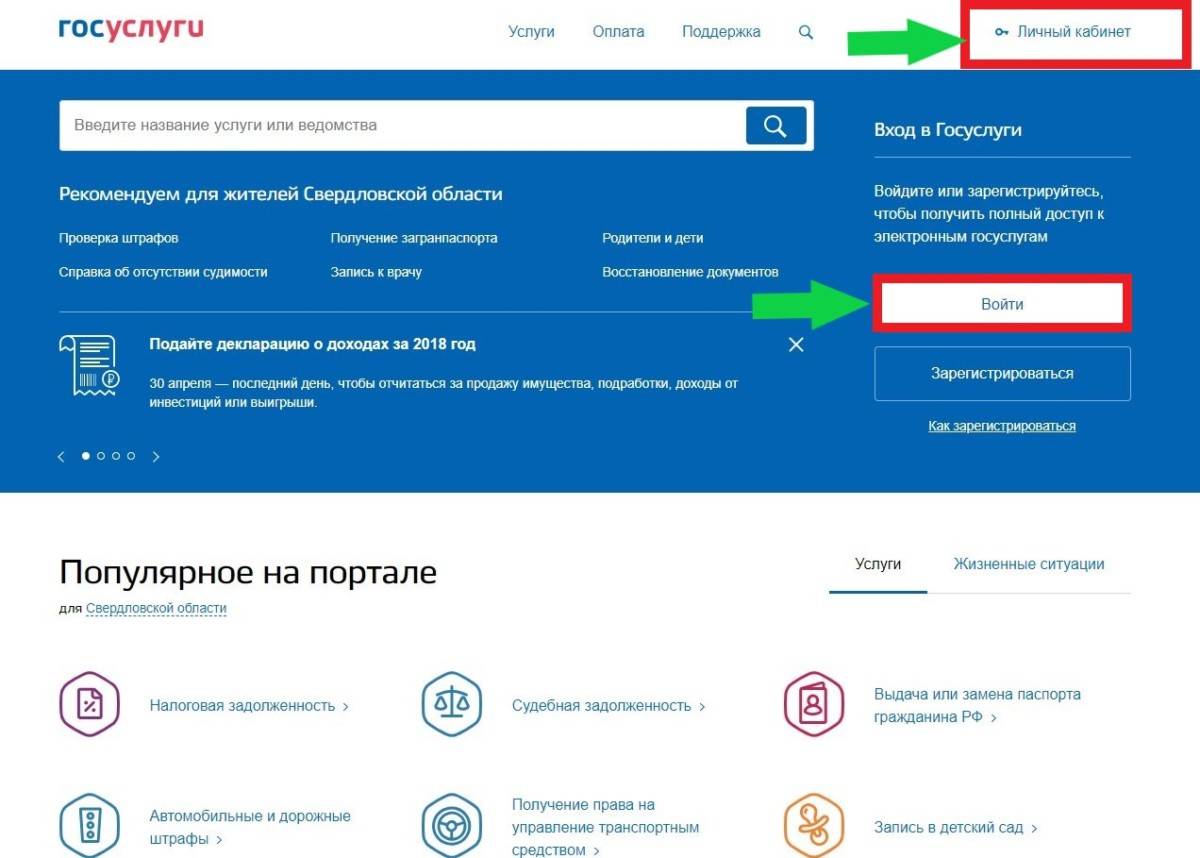 Личный кабинет медицинская карта вход электронная госуслуги