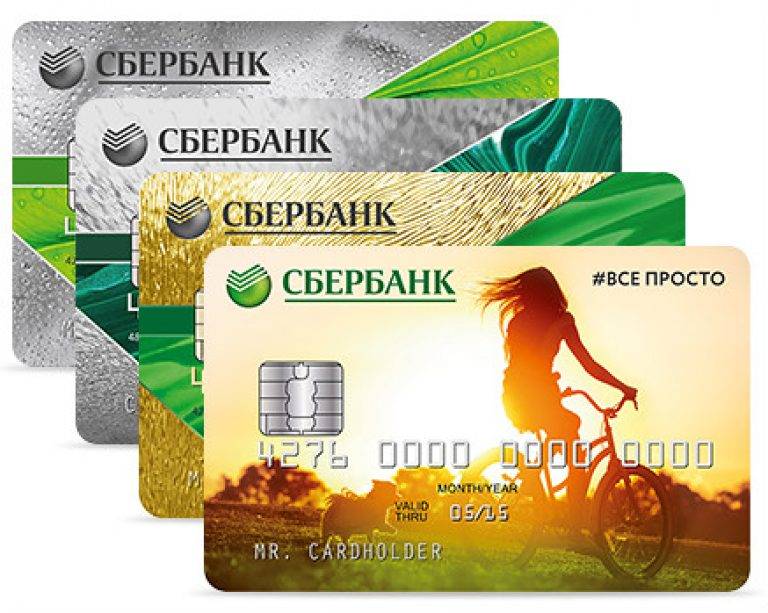 Кредитные карты сбербанка