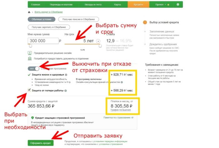 Кредиты без страховки в москве - условия, онлайн заявка, отзывы
