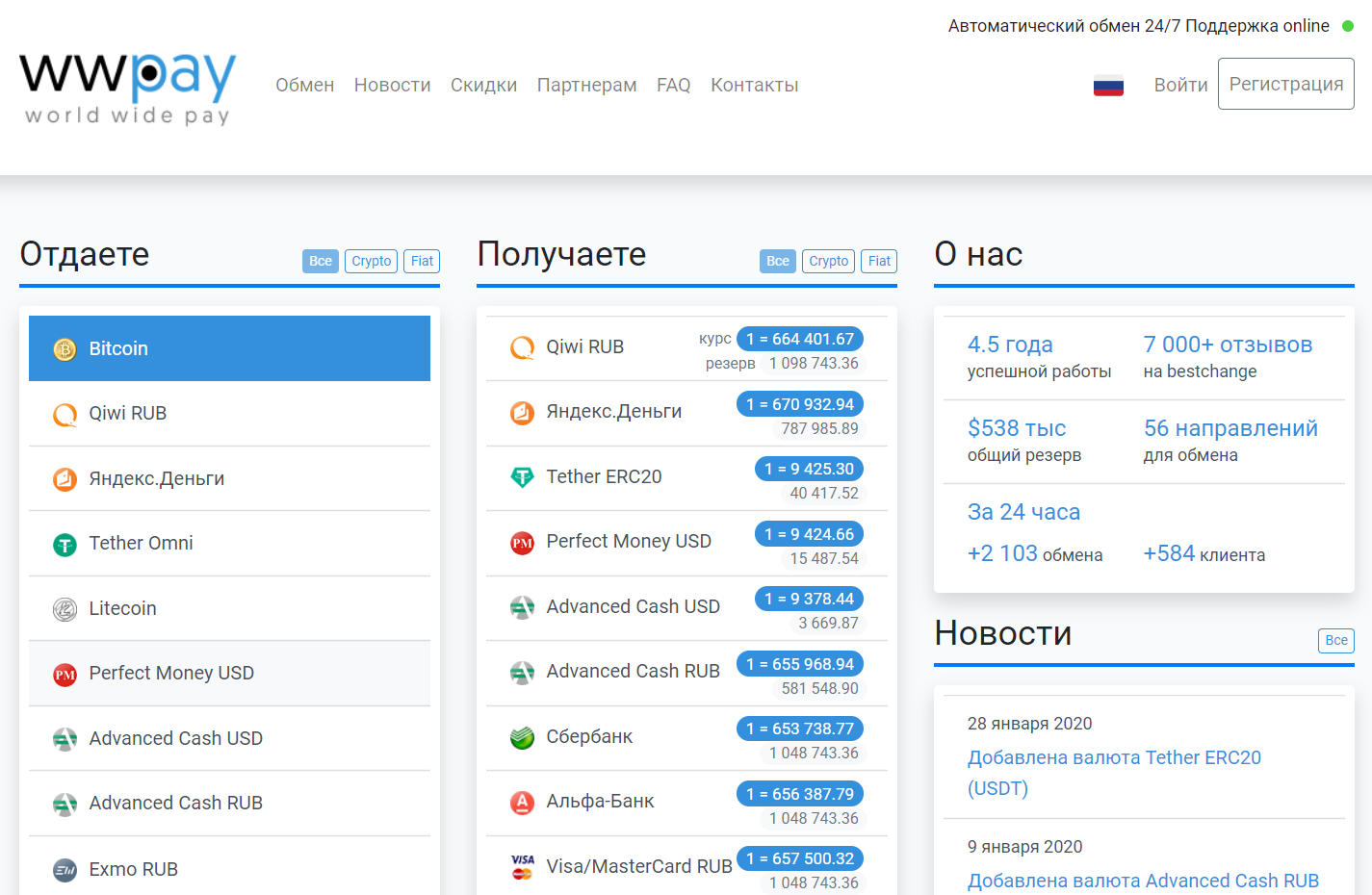 Онлайн обмен  ethereum на рубли сегодня